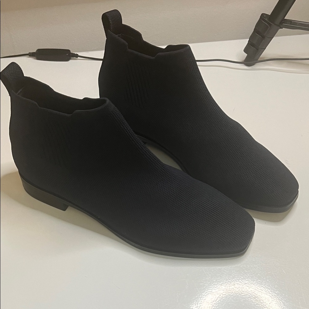 Dark Navy Ankle Boots